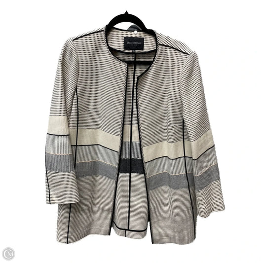 Jacket Designer By Lafayette 148 In Multi-colored, Size: L