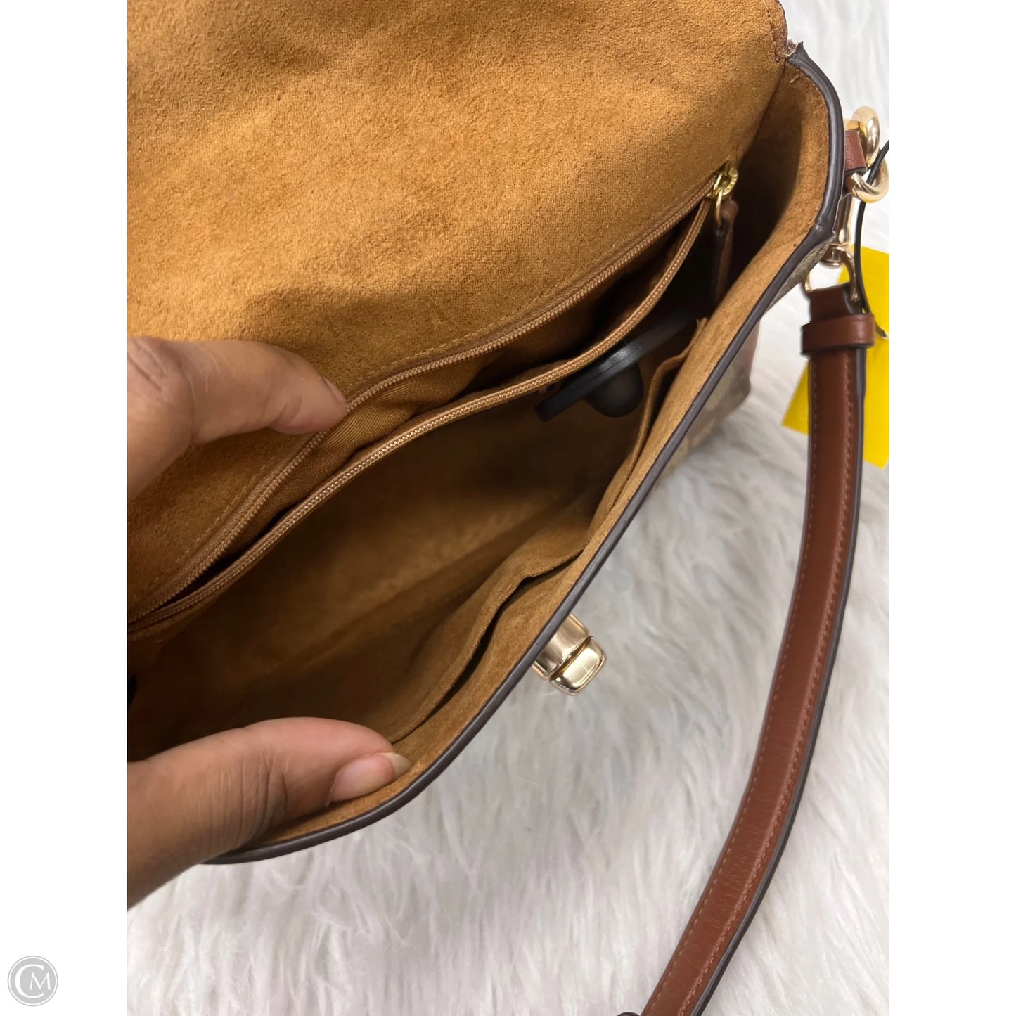 Handbag Designer By Coach, Size: Small