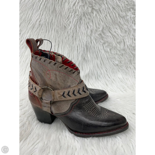 Boots Western By Bed Stu In Black & Brown, Size: 7