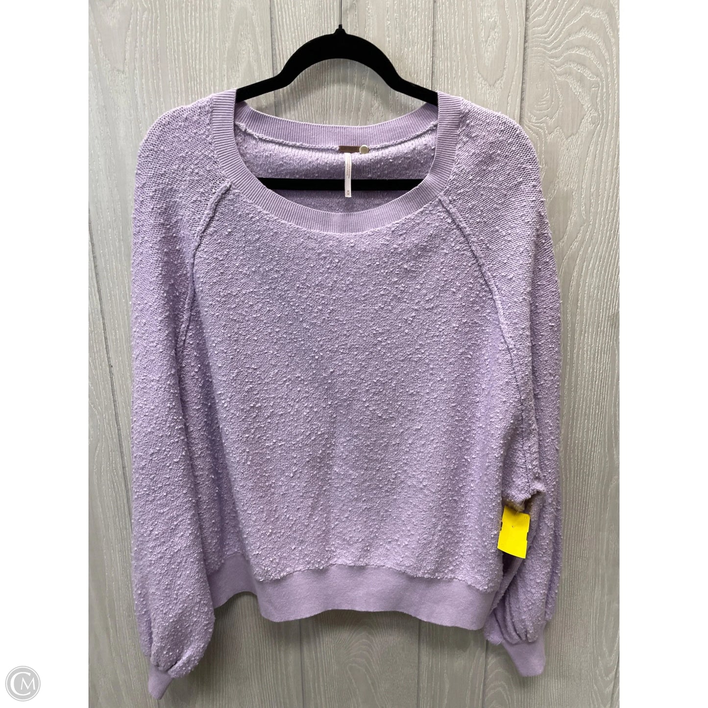 Top Long Sleeve By Free People In Purple, Size: M