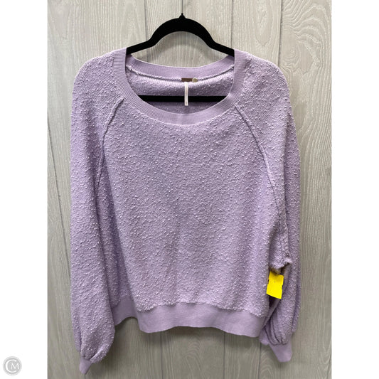 Top Long Sleeve By Free People In Purple, Size: M