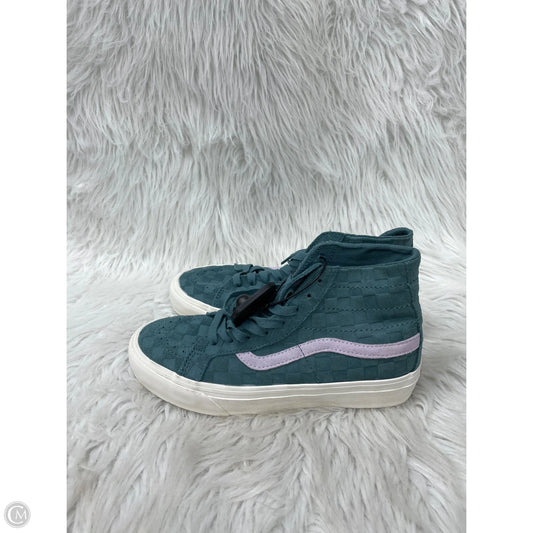 Shoes Sneakers By Vans In Green & Purple, Size: 8.5
