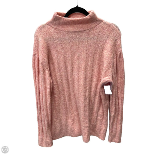 Sweater By Elie Tahari In Orange & Pink, Size: M