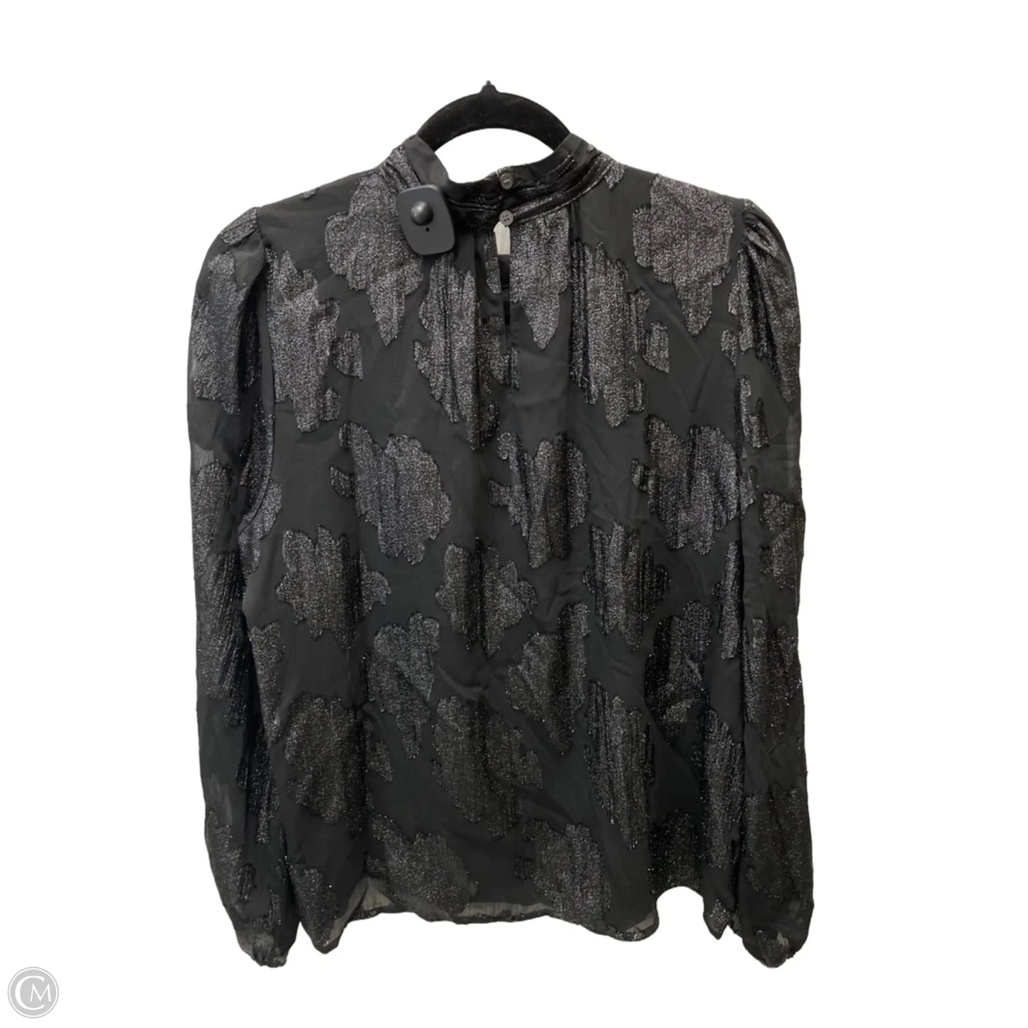 Blouse Long Sleeve By Loft In Black, Size: M