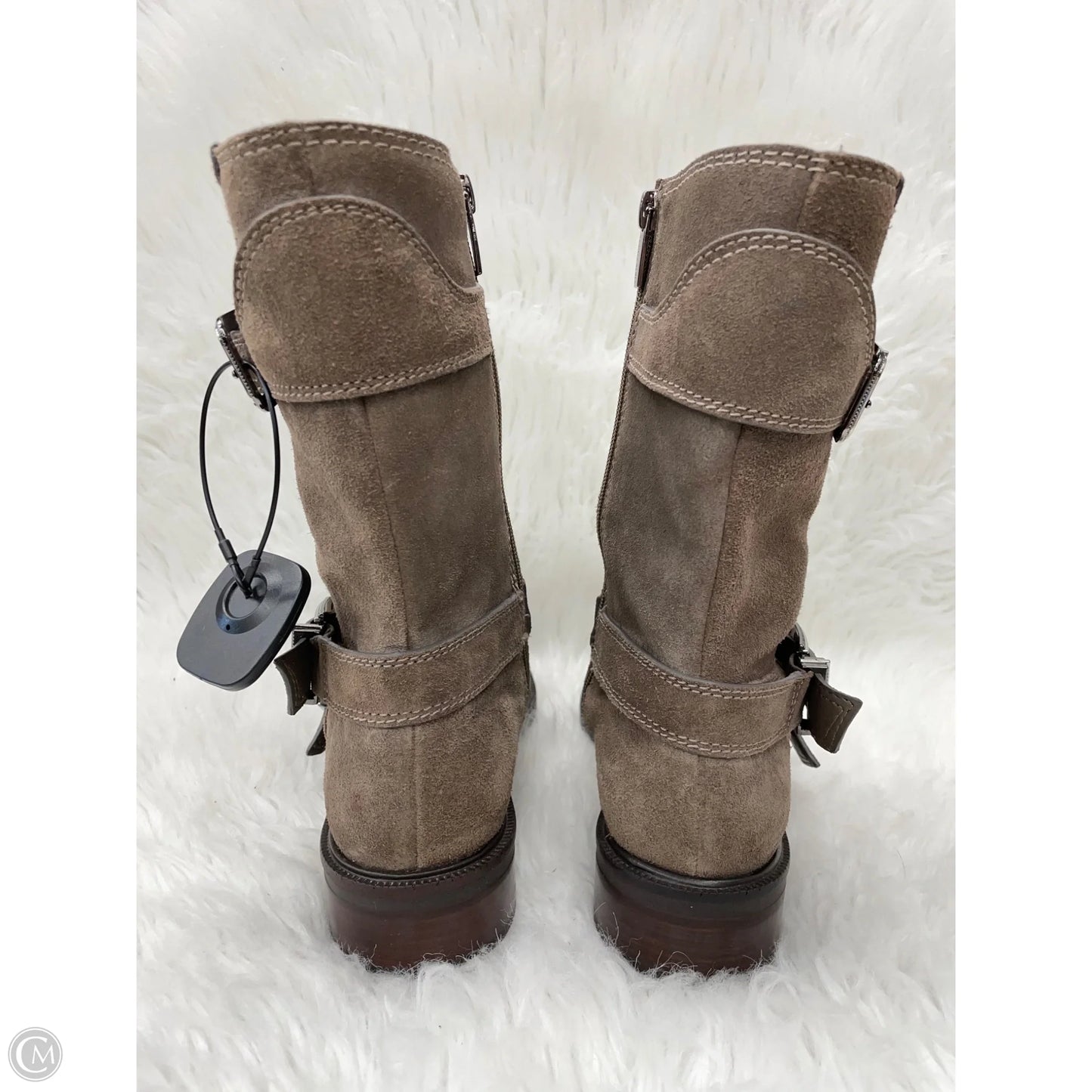 Boots Leather By Vince Camuto In Brown, Size: 8