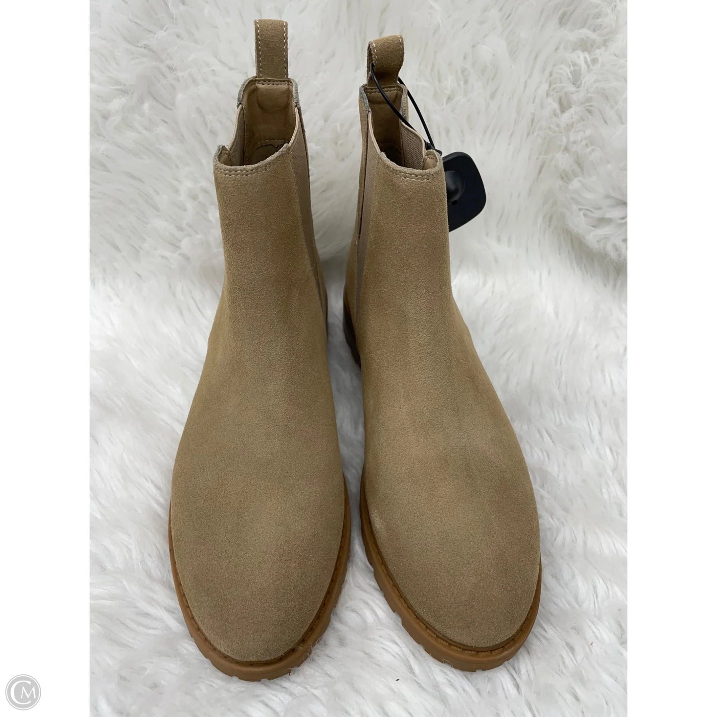 Boots Ankle Flats By Steve Madden In Tan, Size: 9