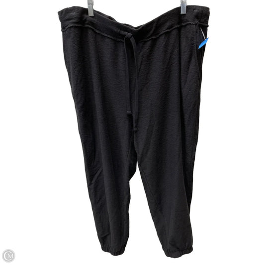 Pants Lounge By Eileen Fisher In Black, Size: 2x