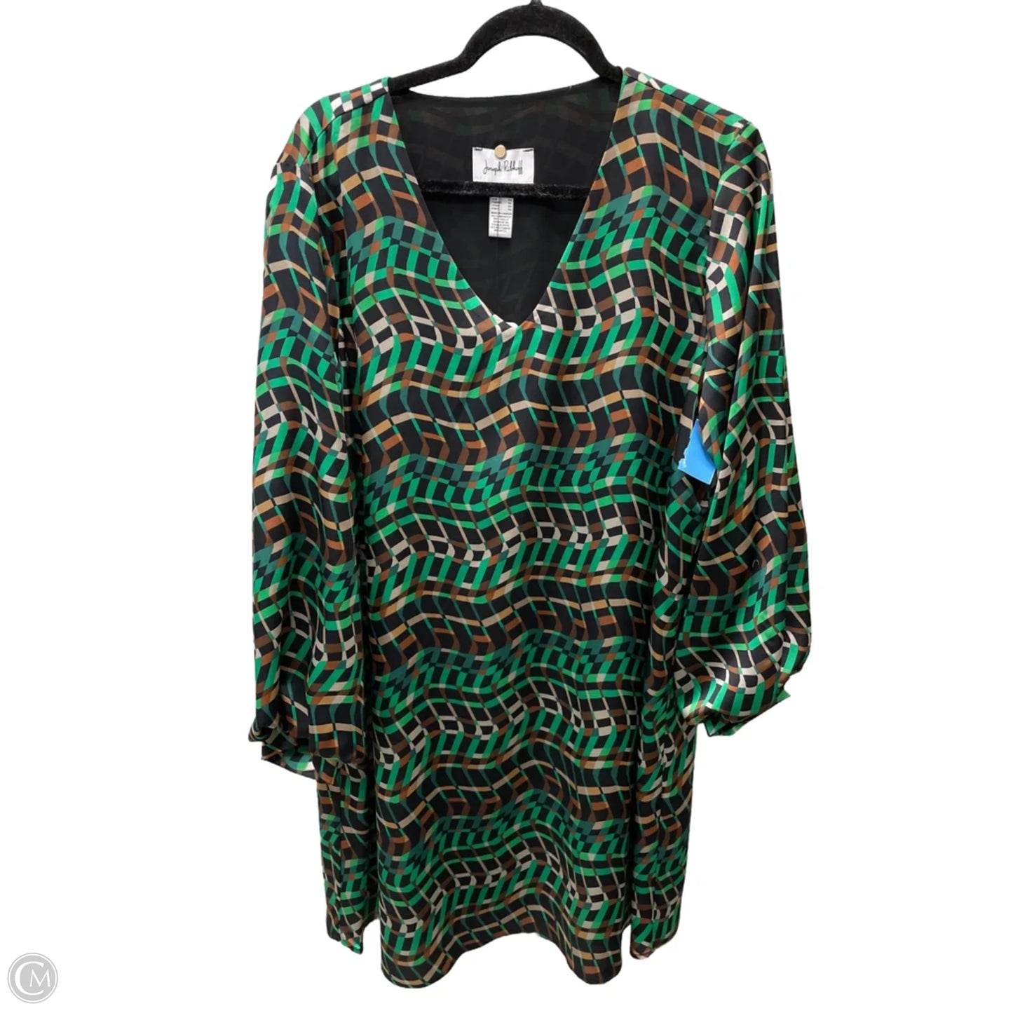 Dress Casual Short By Joseph Ribkoff In Geometric Pattern, Size: Xl