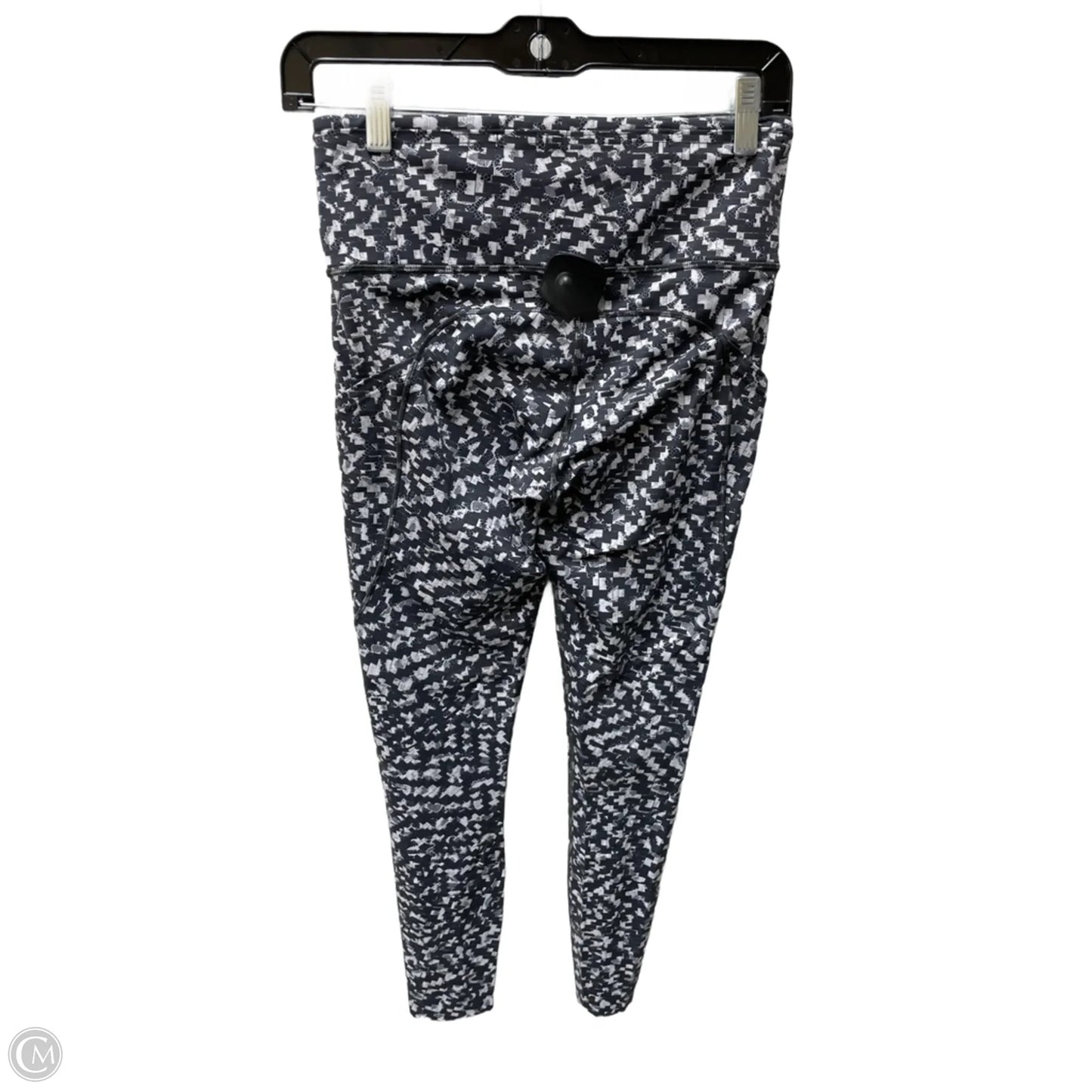 Athletic Leggings By Lululemon In Grey & White, Size: 6