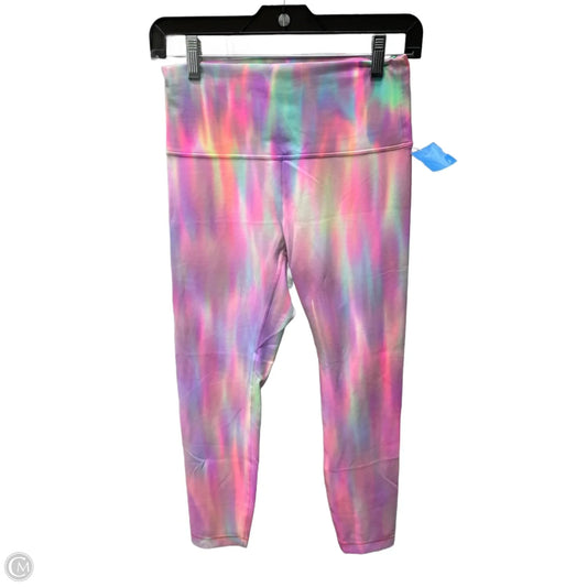 Athletic Leggings By Lululemon In Multi-colored, Size: 8