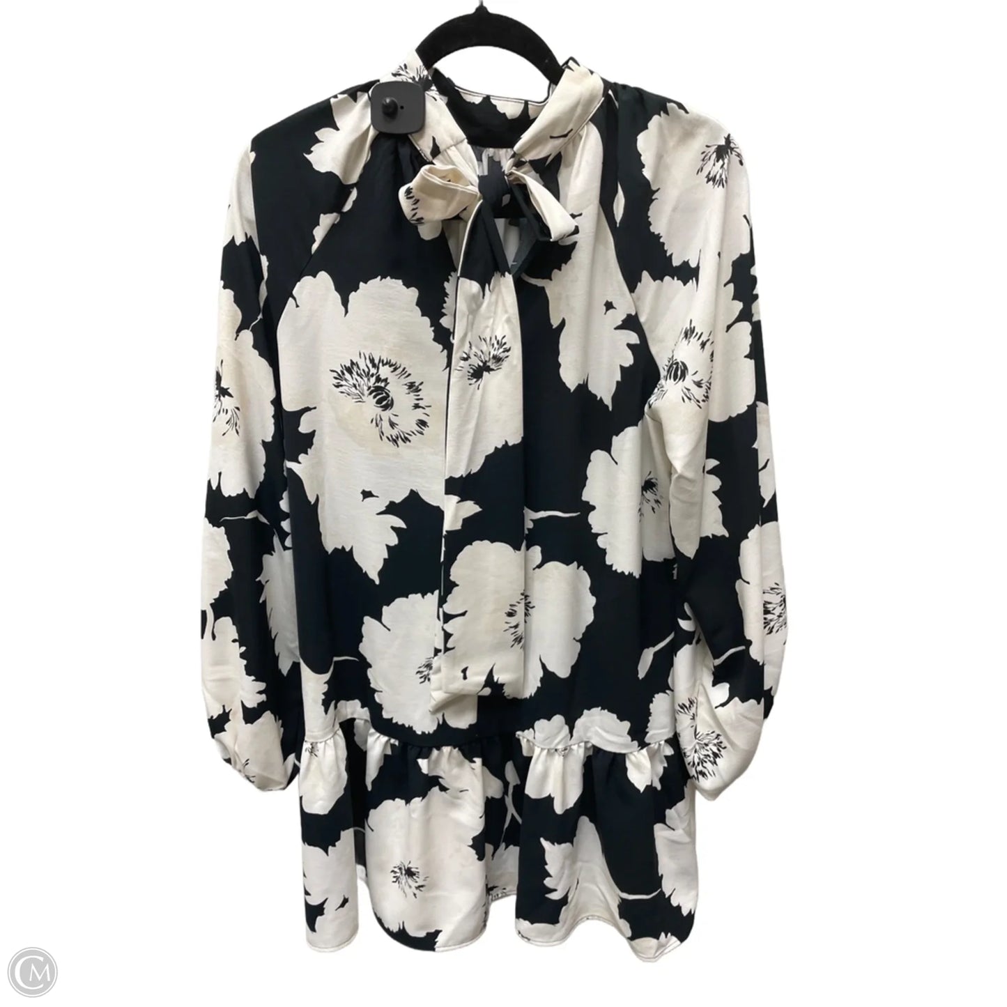 Dress Casual Short By H&m In Black & White, Size: S