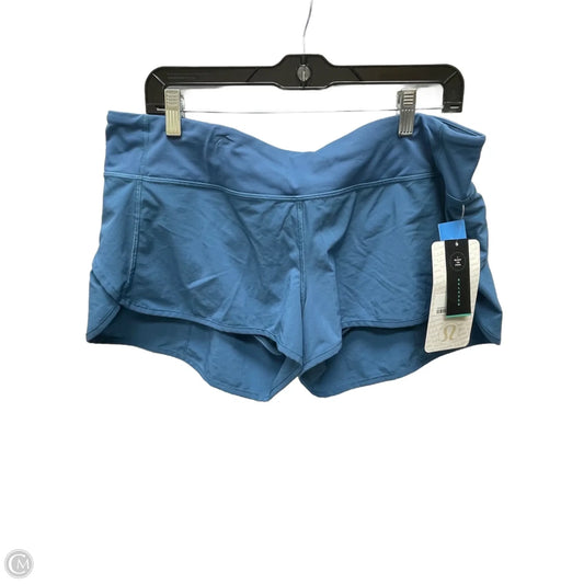 Athletic Shorts By Lululemon In Blue, Size: L