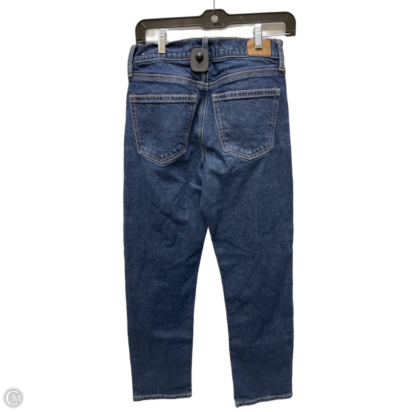 Jeans Straight By American Eagle In Blue Denim, Size: 0