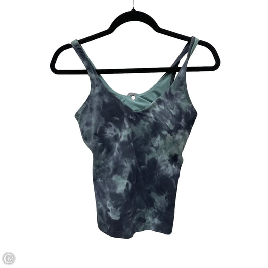 Athletic Bra By Lululemon In Tie Dye Print, Size: S