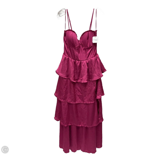 Dress Party Long By Altard State In Pink, Size: Xl