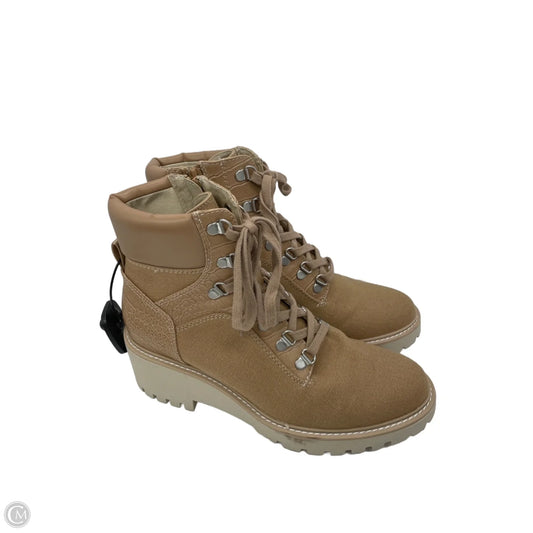Boots Ankle Heels By Dolce Vita In Tan, Size: 9.5