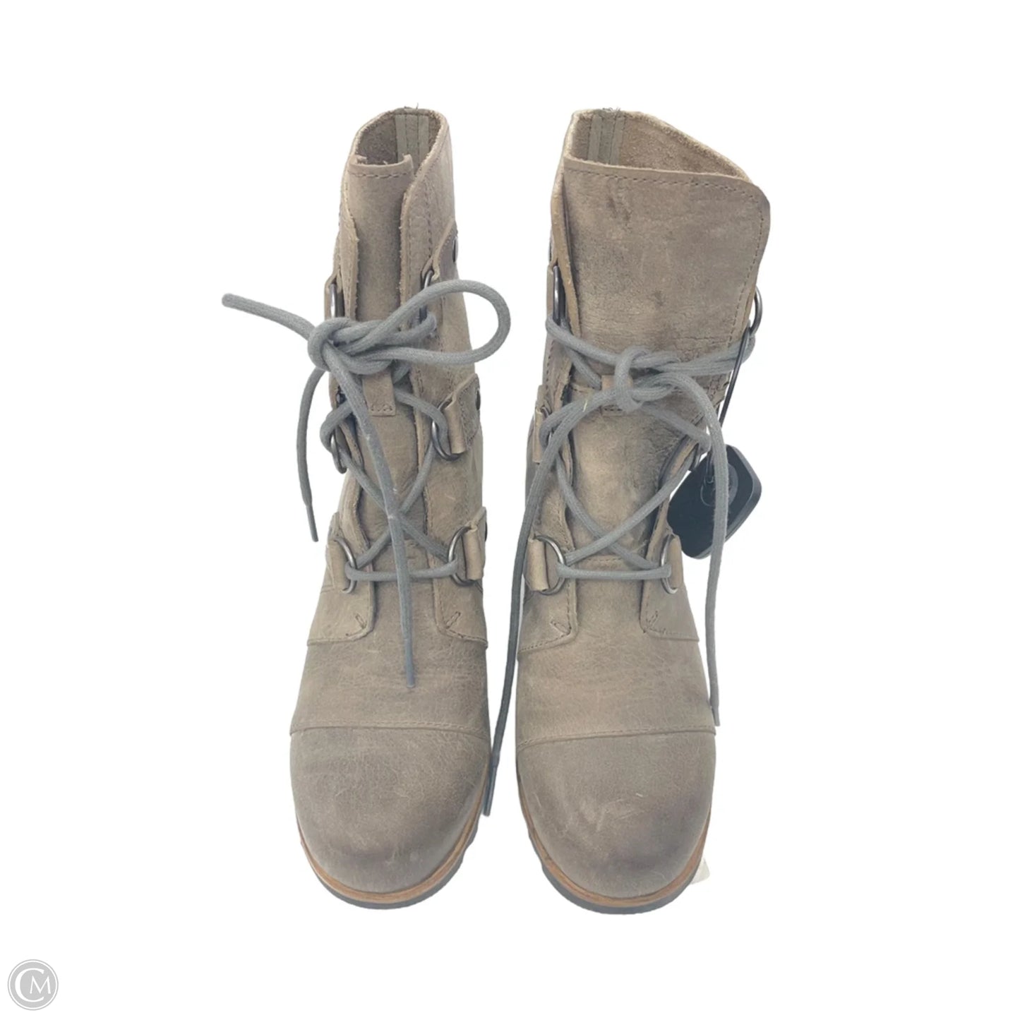 Boots Ankle Heels By Sorel In Brown, Size: 7