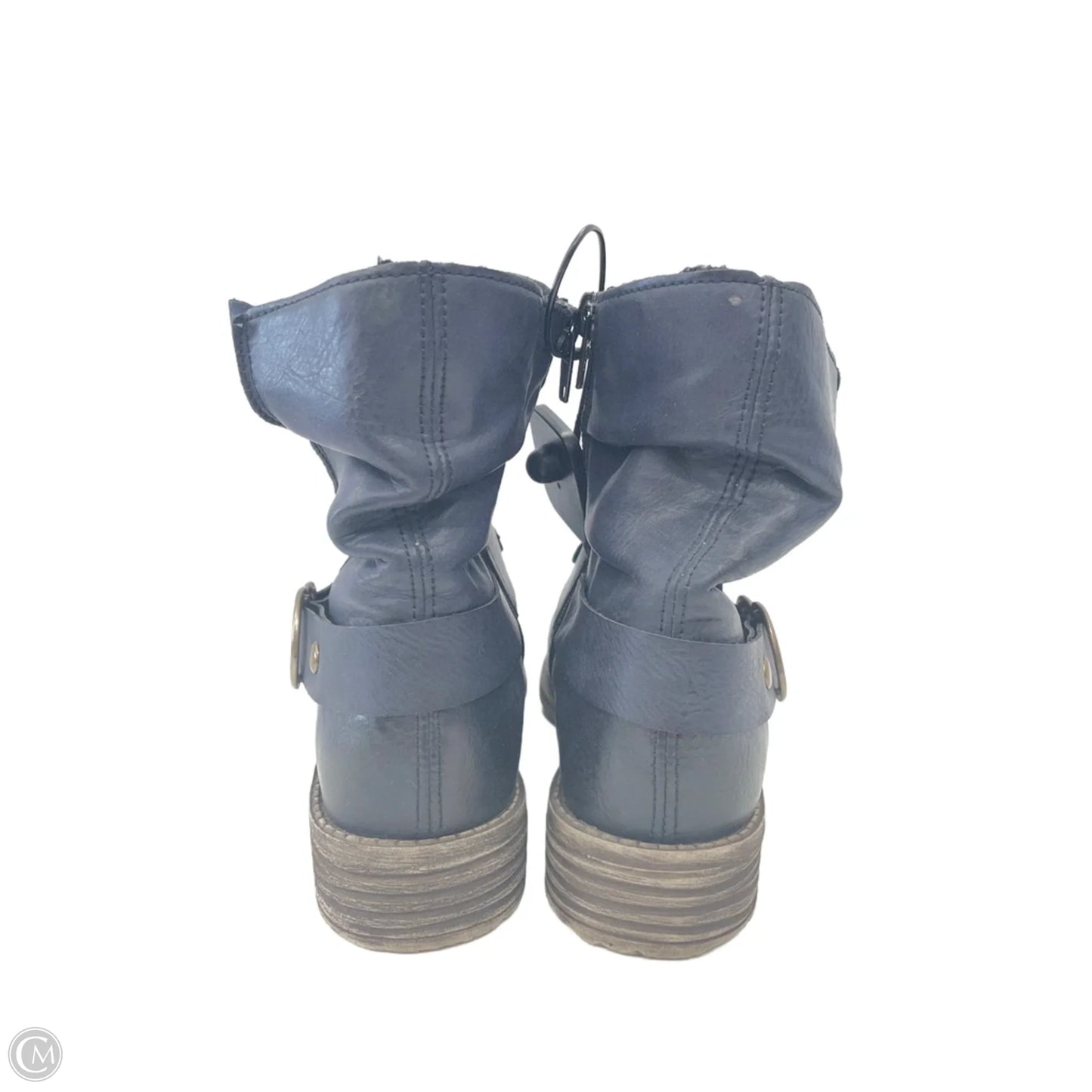 Boots Ankle Heels By Riekers In Navy, Size: 6.5