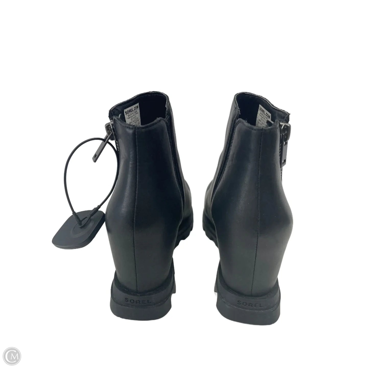 Boots Ankle Heels By Sorel In Black, Size: 6.5