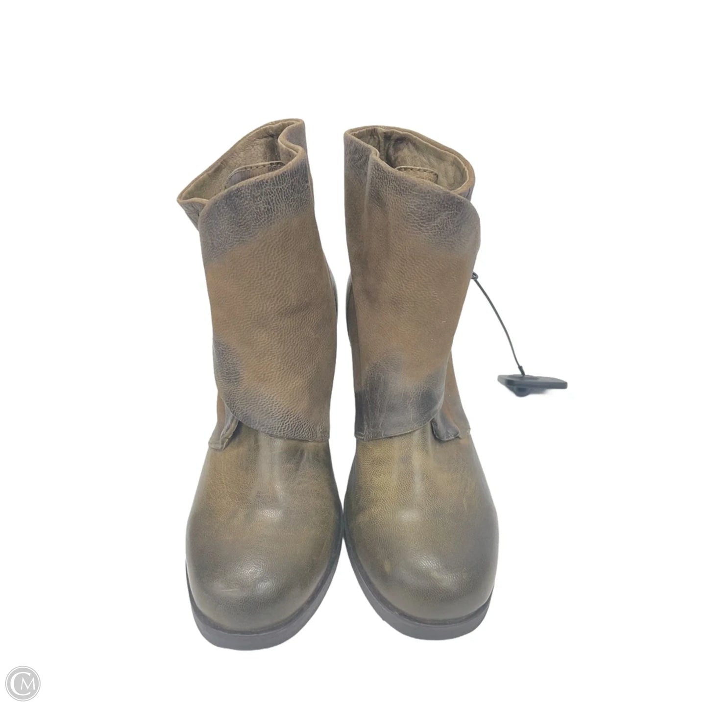 Boots Ankle Heels By Cma In Green, Size: 6