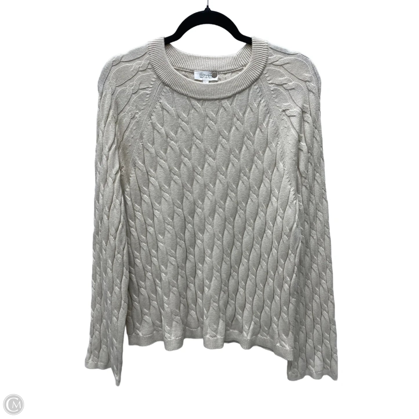 Sweater By Haven In Tan, Size: L