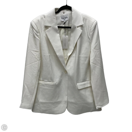 Blazer By Clothes Mentor In Cream, Size: M