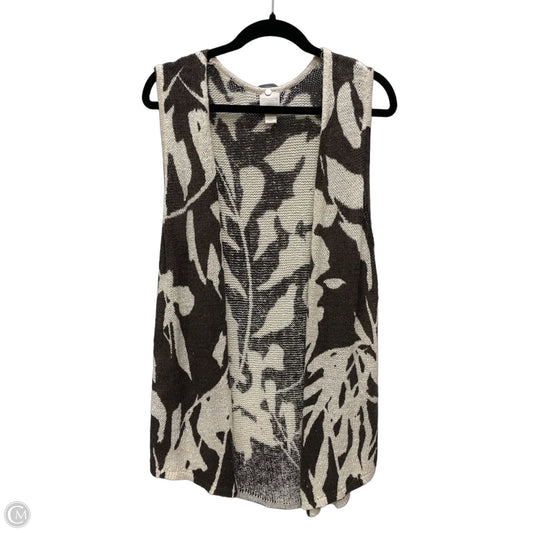 Vest Other By Chicos In Brown & Cream, Size: S