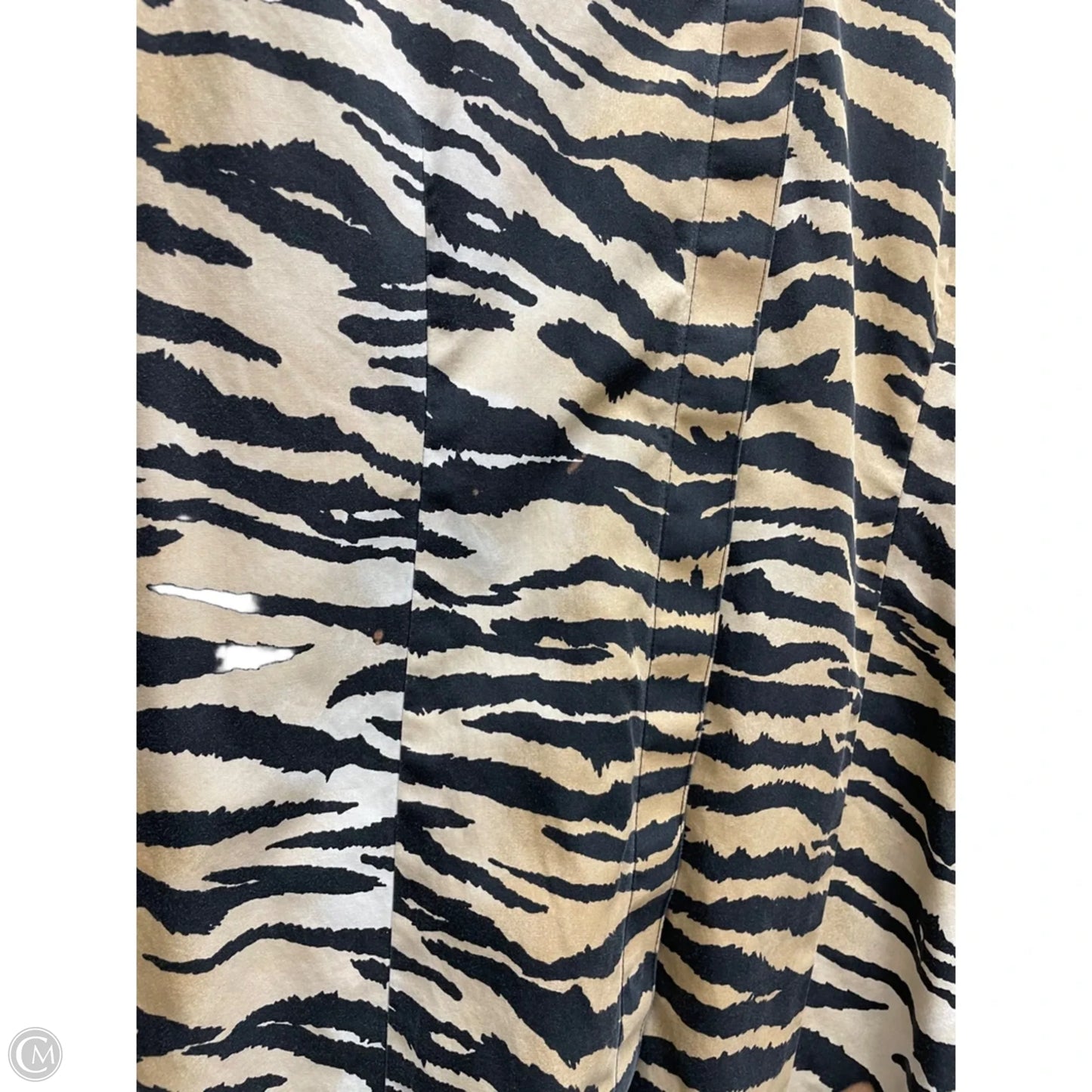 Tunic Long Sleeve By Chicos In Animal Print, Size: M
