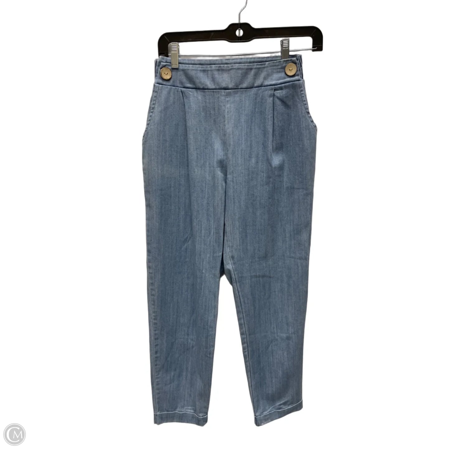 Jeans Straight By Final Touch In Blue Denim, Size: 4