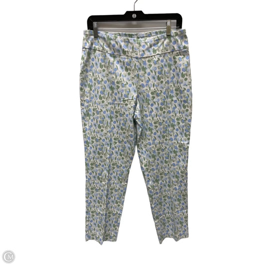 Pants Cropped By Crown And Ivy In Floral Print, Size: 10