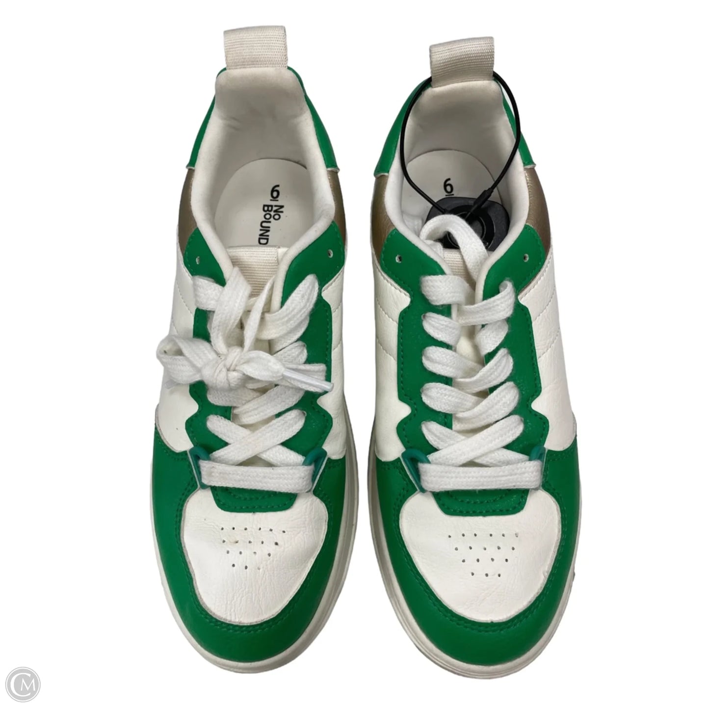 Shoes Sneakers By No Boundaries In Green & White, Size: 7.5