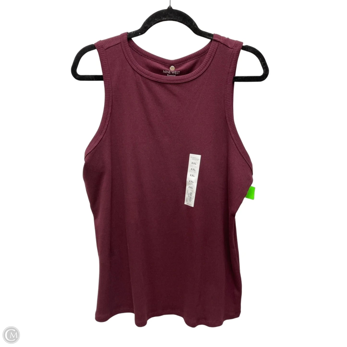 Tank Top By Nine West Apparel In Purple, Size: 1x