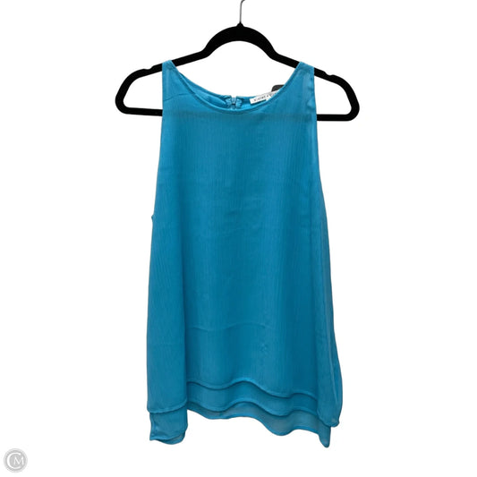 Blouse Sleeveless By Violet And Claire In Blue, Size: Xl