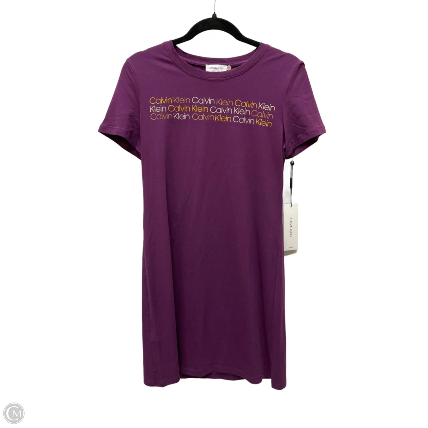 Dress Casual Short By Calvin Klein In Purple, Size: S
