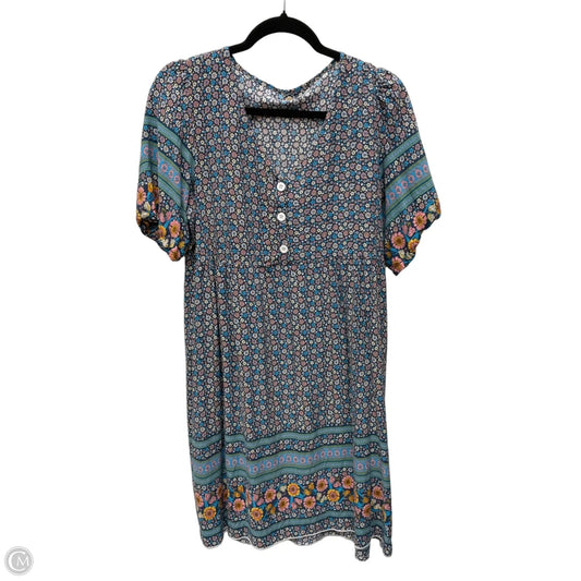 Dress Casual Short By Shein In Floral Print, Size: M