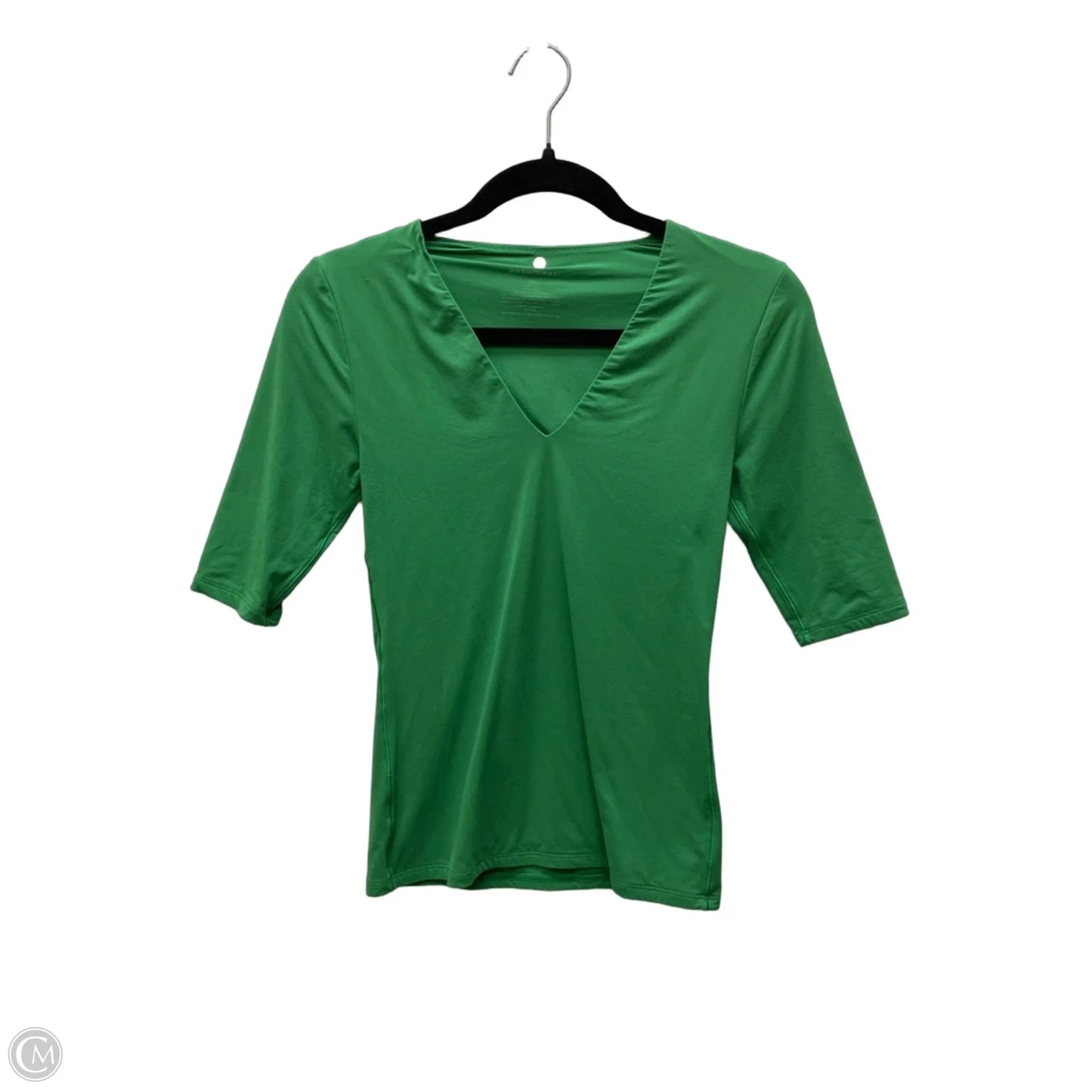 Top Short Sleeve By White House Black Market In Green, Size: Xs