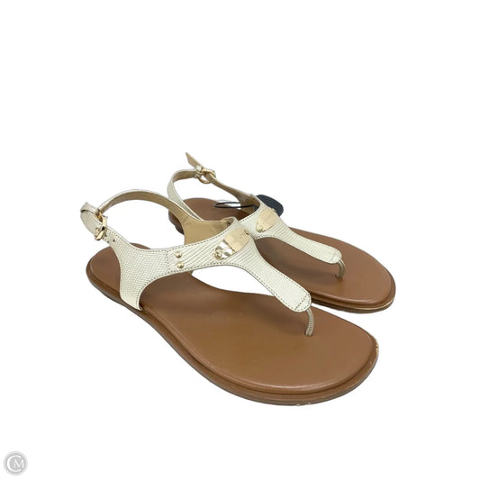 Sandals Flats By Michael By Michael Kors In Gold, Size: 8.5