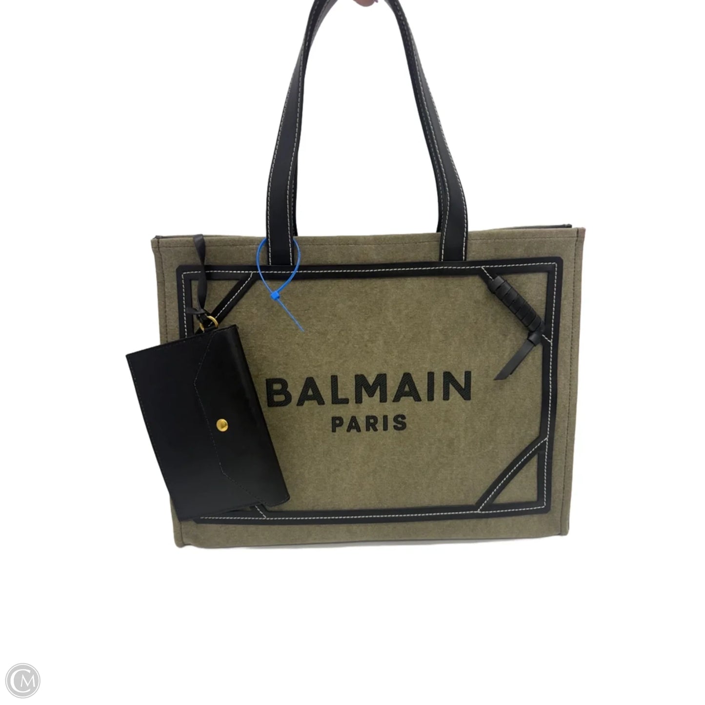 Tote Luxury Designer By Balmain, Size: Large