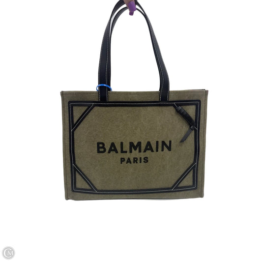 Tote Luxury Designer By Balmain, Size: Large
