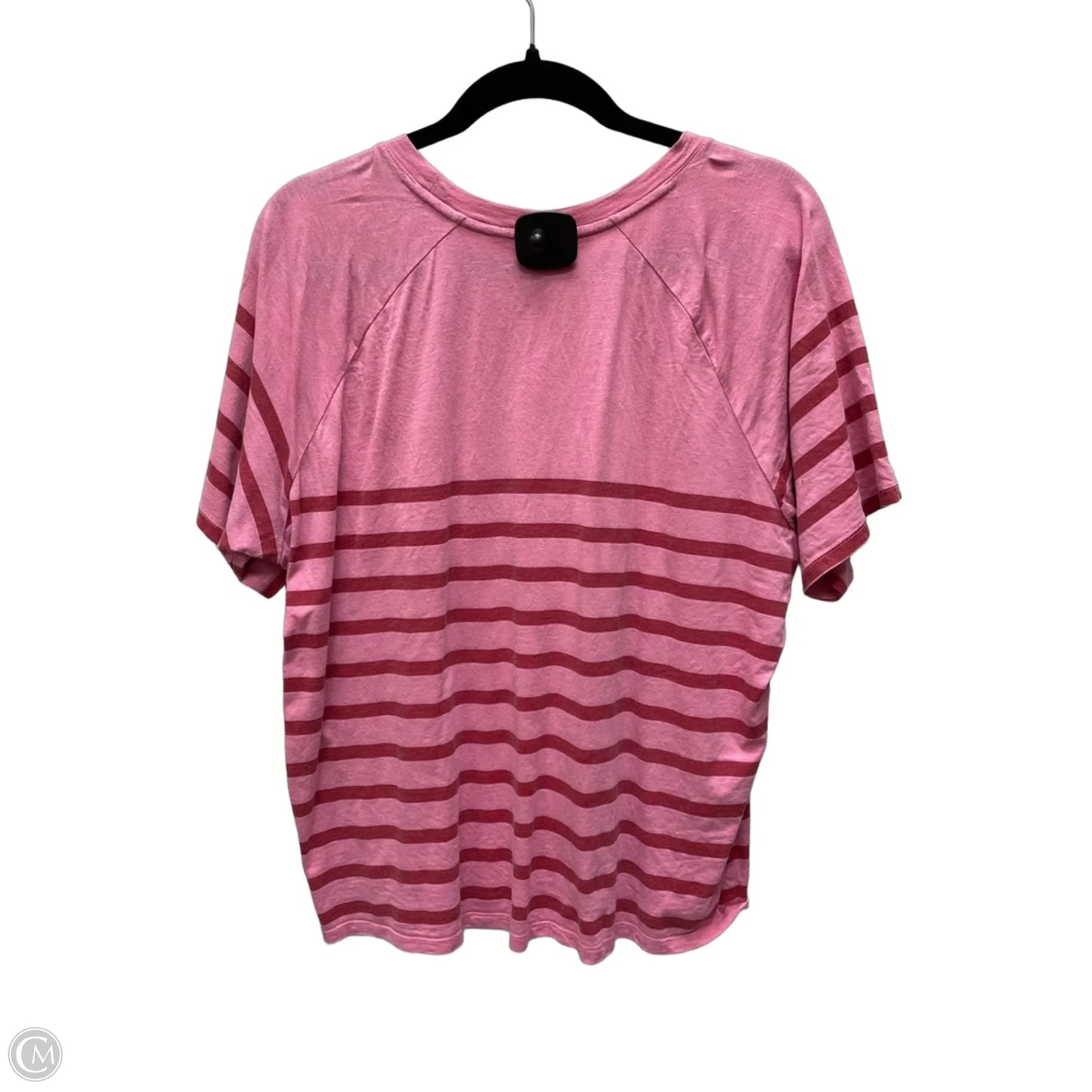 Top Short Sleeve Basic By Maurices In Striped Pattern, Size: Xl