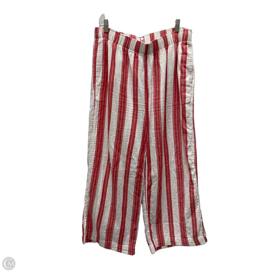 Pants Linen By Old Navy In Striped Pattern, Size: 14