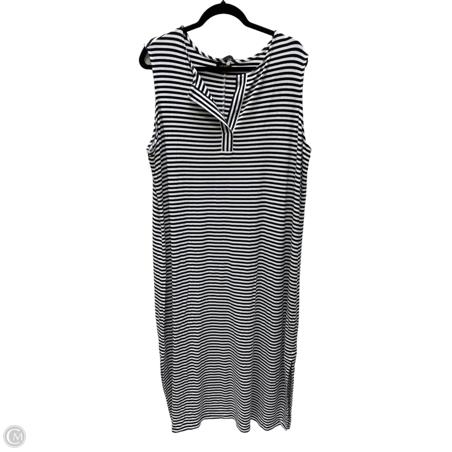 Dress Casual Maxi By J. Jill In Striped Pattern, Size: 2x