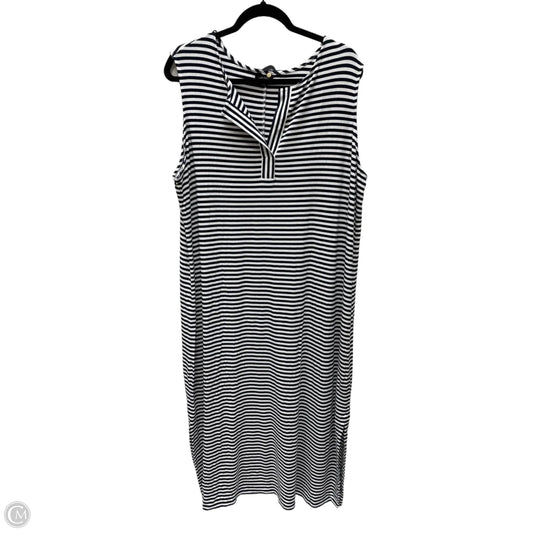 Dress Casual Maxi By J. Jill In Striped Pattern, Size: 2x