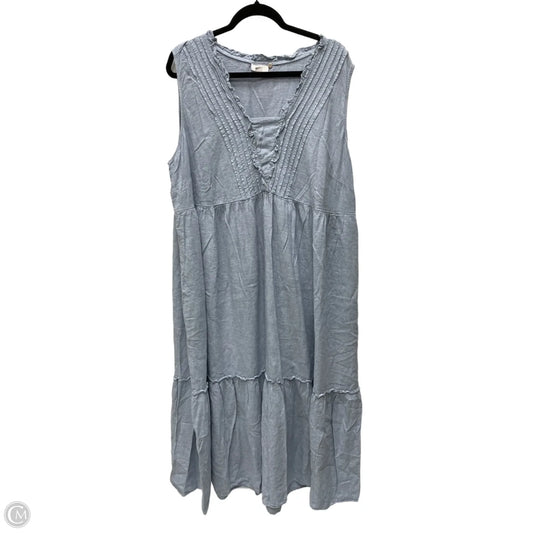 Dress Casual Midi By J. Jill In Blue, Size: 3x