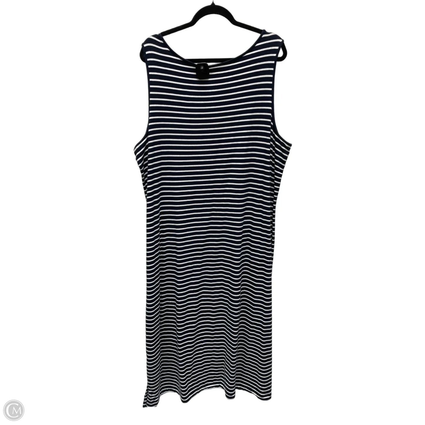 Dress Casual Midi By J. Jill In Striped Pattern, Size: 3x