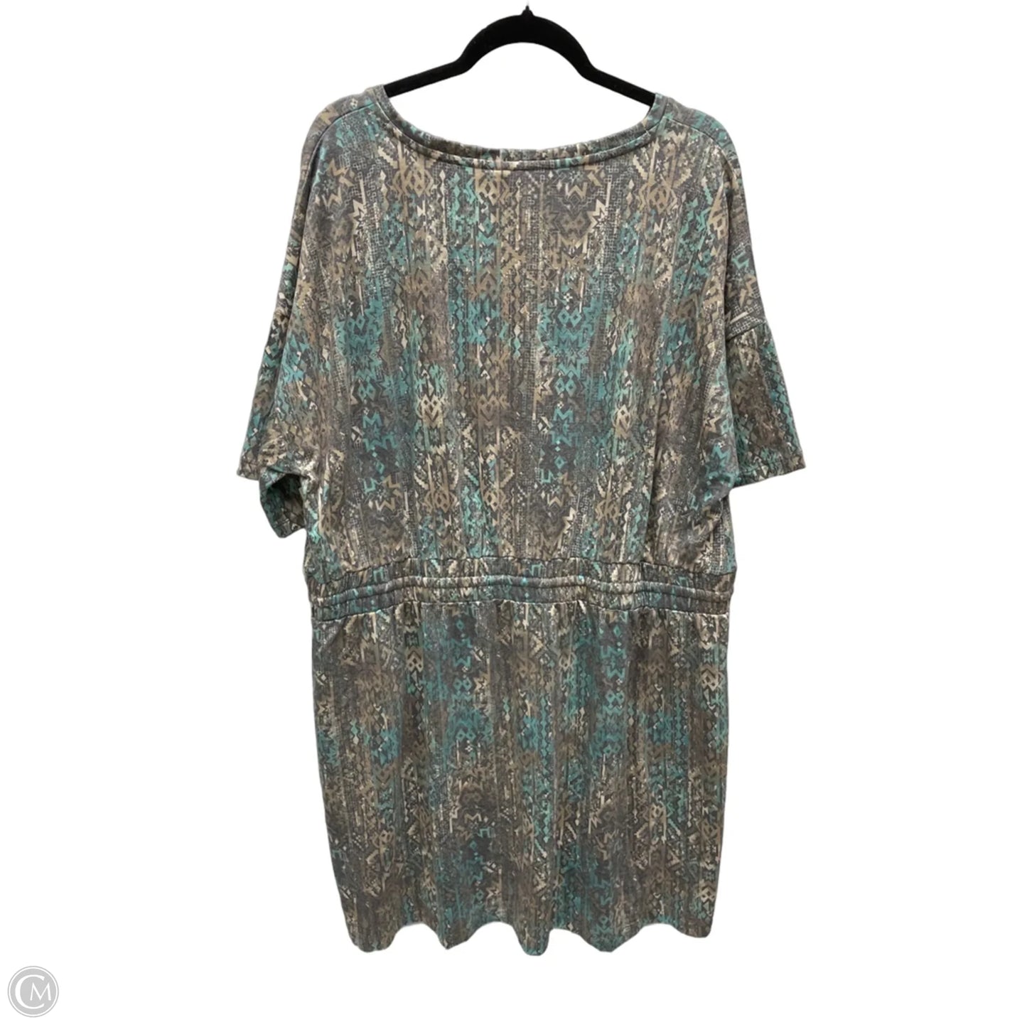 Dress Casual Short By Cato In Geometric Pattern, Size: 3x