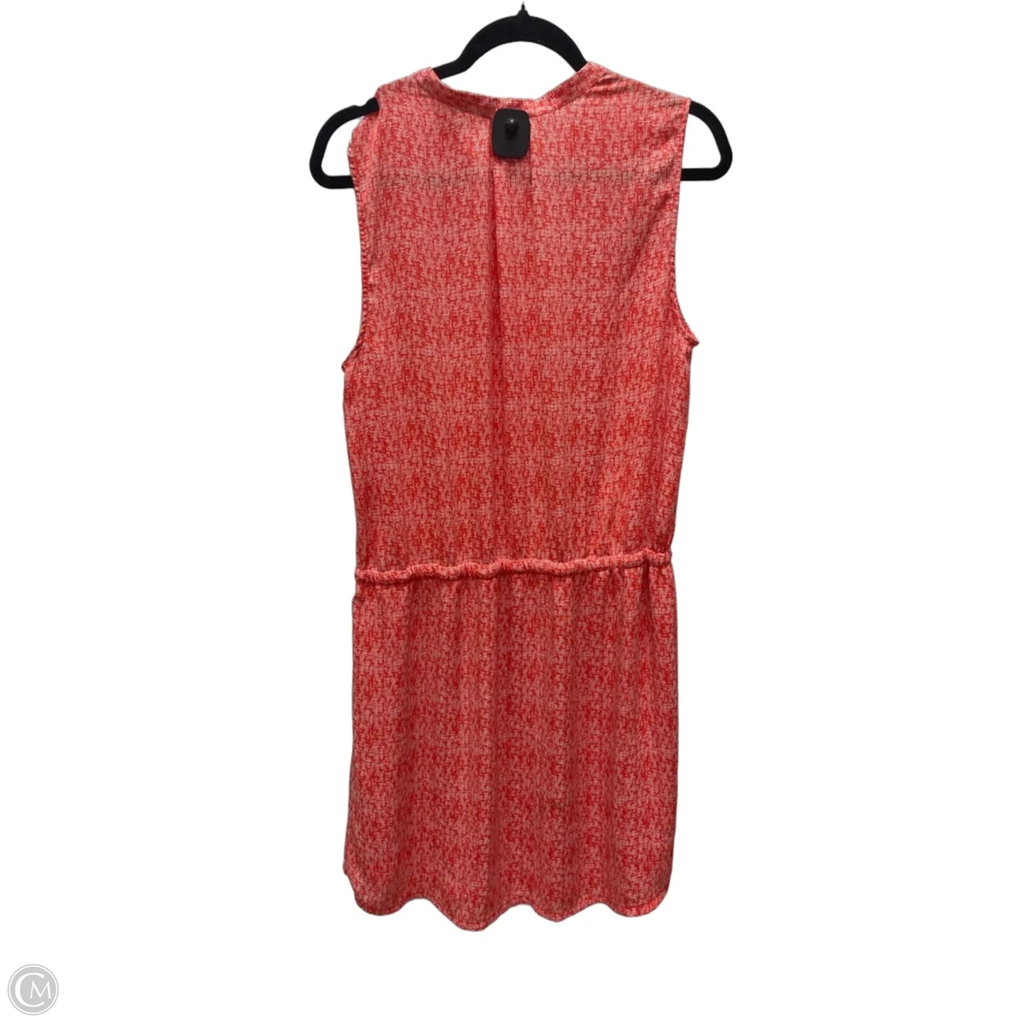 Dress Casual Short By Hilary Radley In Orange & White, Size: L