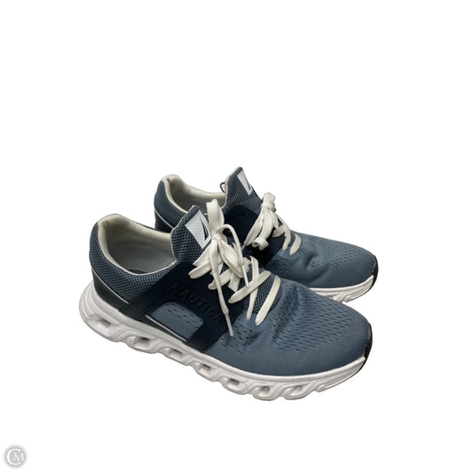 Shoes Sneakers By Nautica In Blue & White, Size: 9
