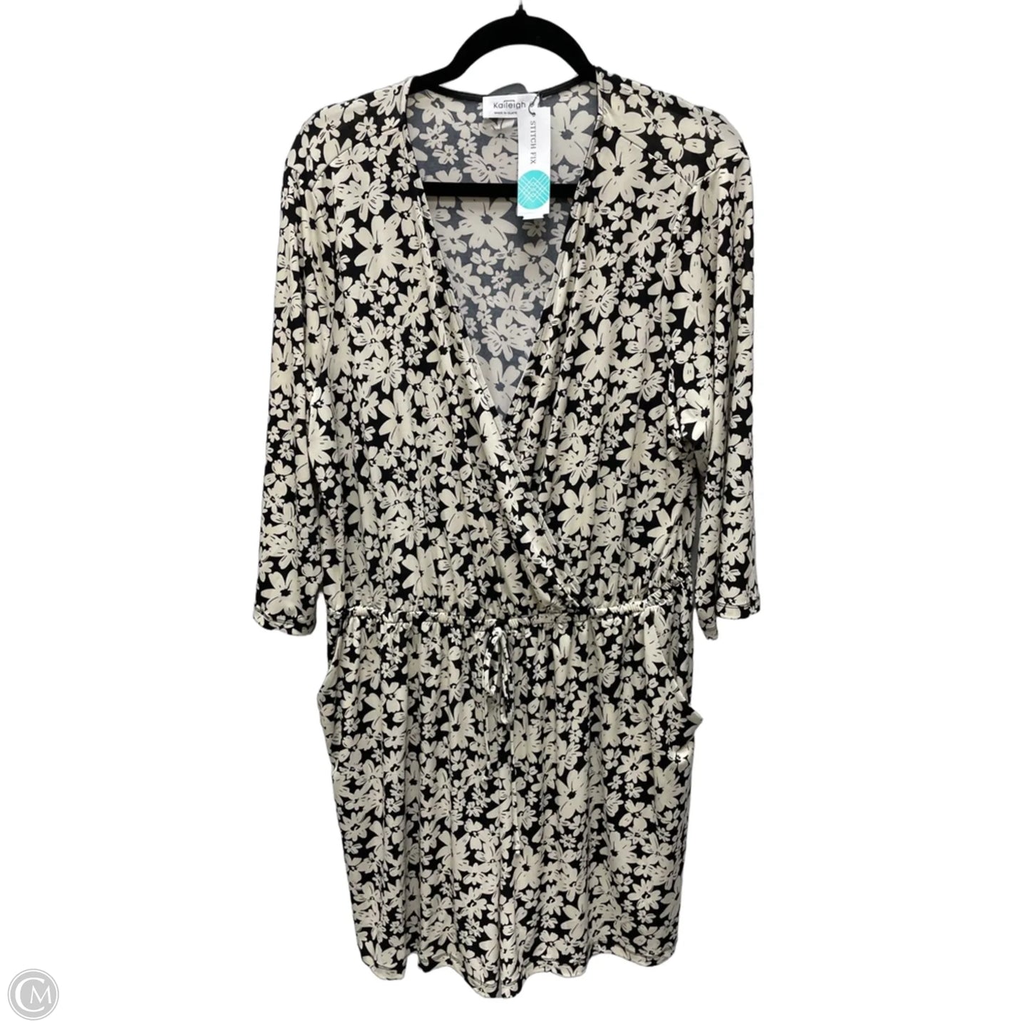 Romper By Kaileigh In Floral Print, Size: 2x