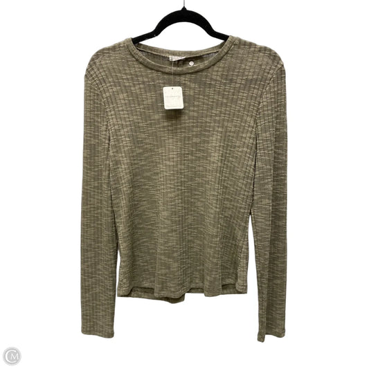 Top Long Sleeve By Free People In Green, Size: L